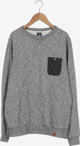 Iriedaily Sweatshirt & Zip-Up Hoodie in M in Grey: front