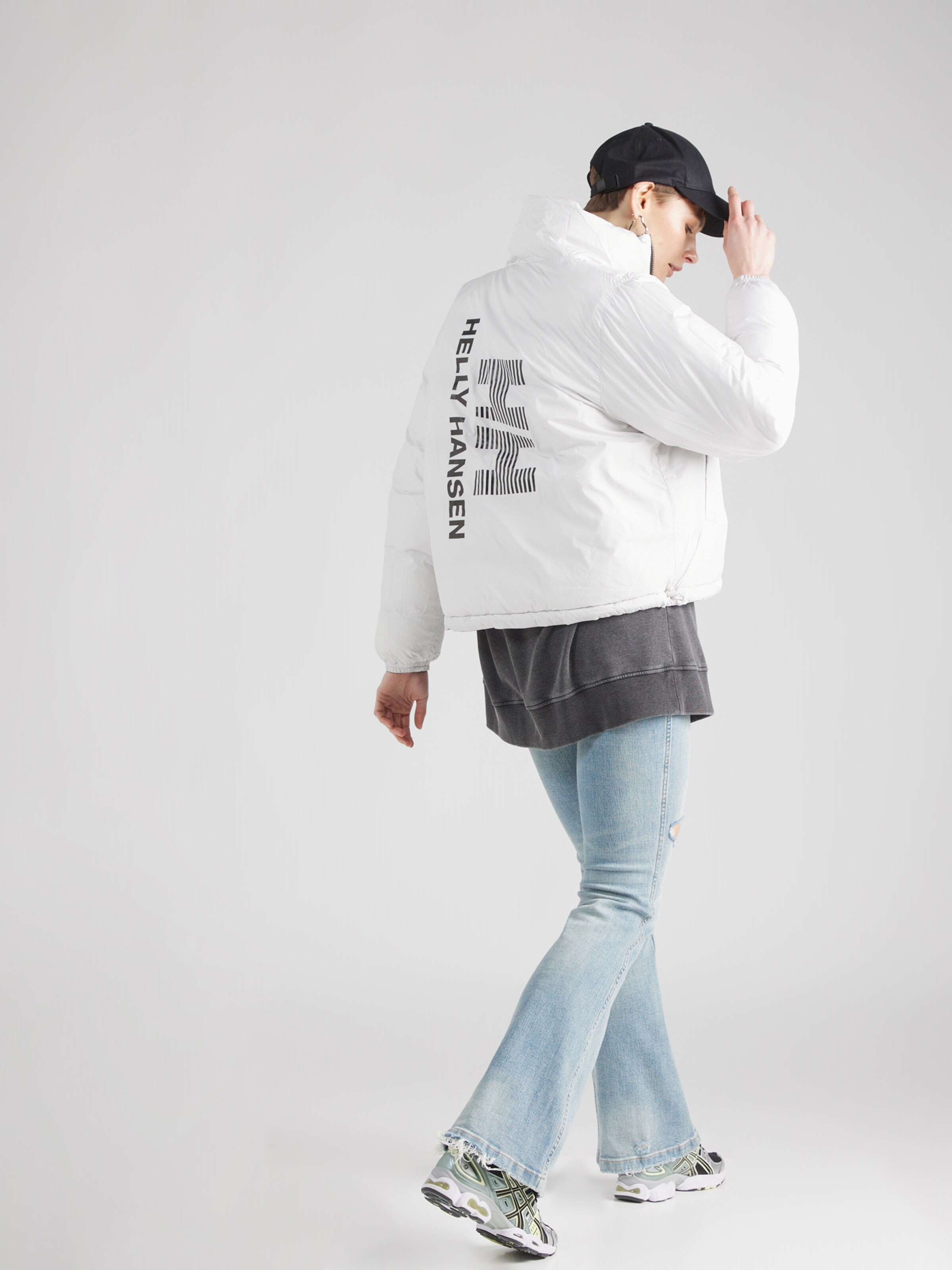HELLY HANSEN Between Season Jacket in Black White ABOUT YOU