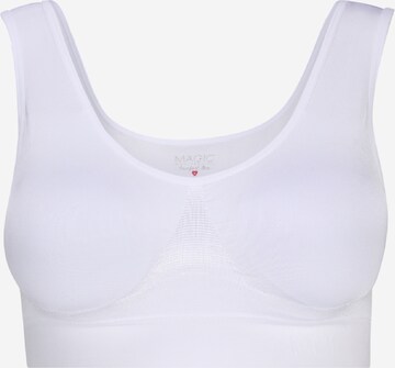 MAGIC Bodyfashion Bra in White: front