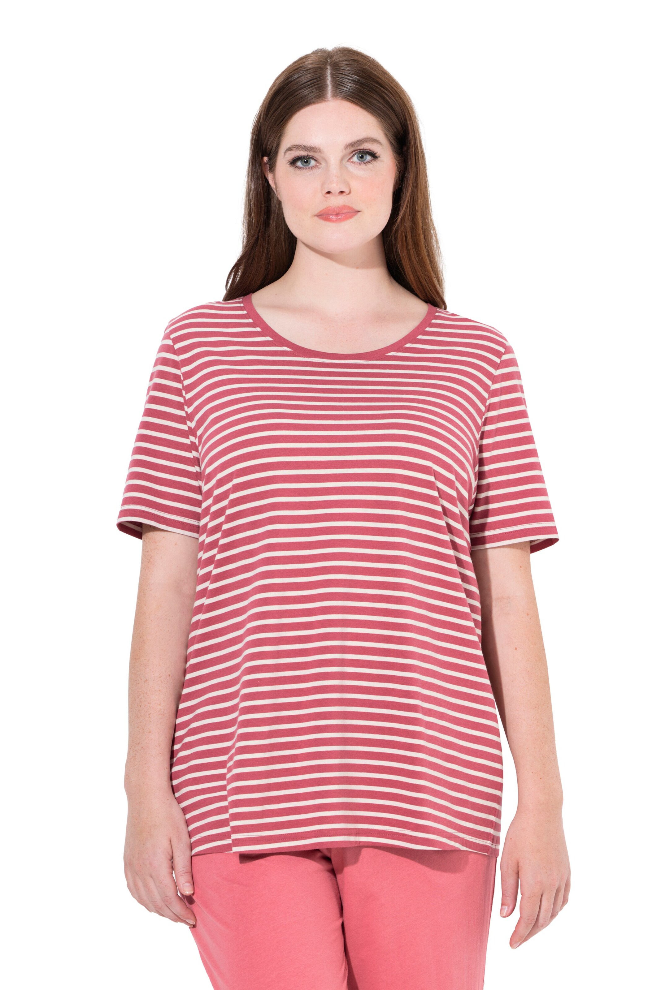 Ulla Popken Schlafshirt in Rot: Vorderseite