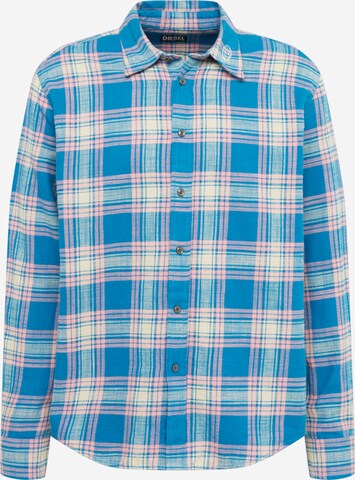 DIESEL Regular fit Button Up Shirt in Blue: front