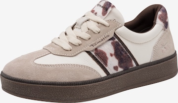 Baskets basses Tamaris en blanc : devant