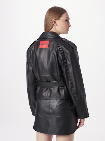 HUGO Red Between-Season Jacket 'Laya' in Black