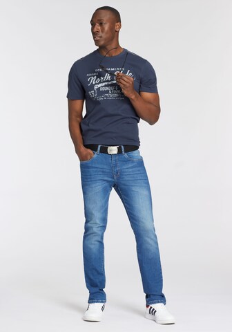 Man's World T-Shirt in Blau