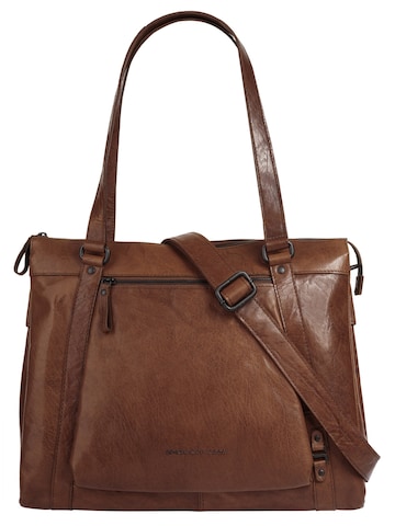Spikes & Sparrow Shopper in Brown: front