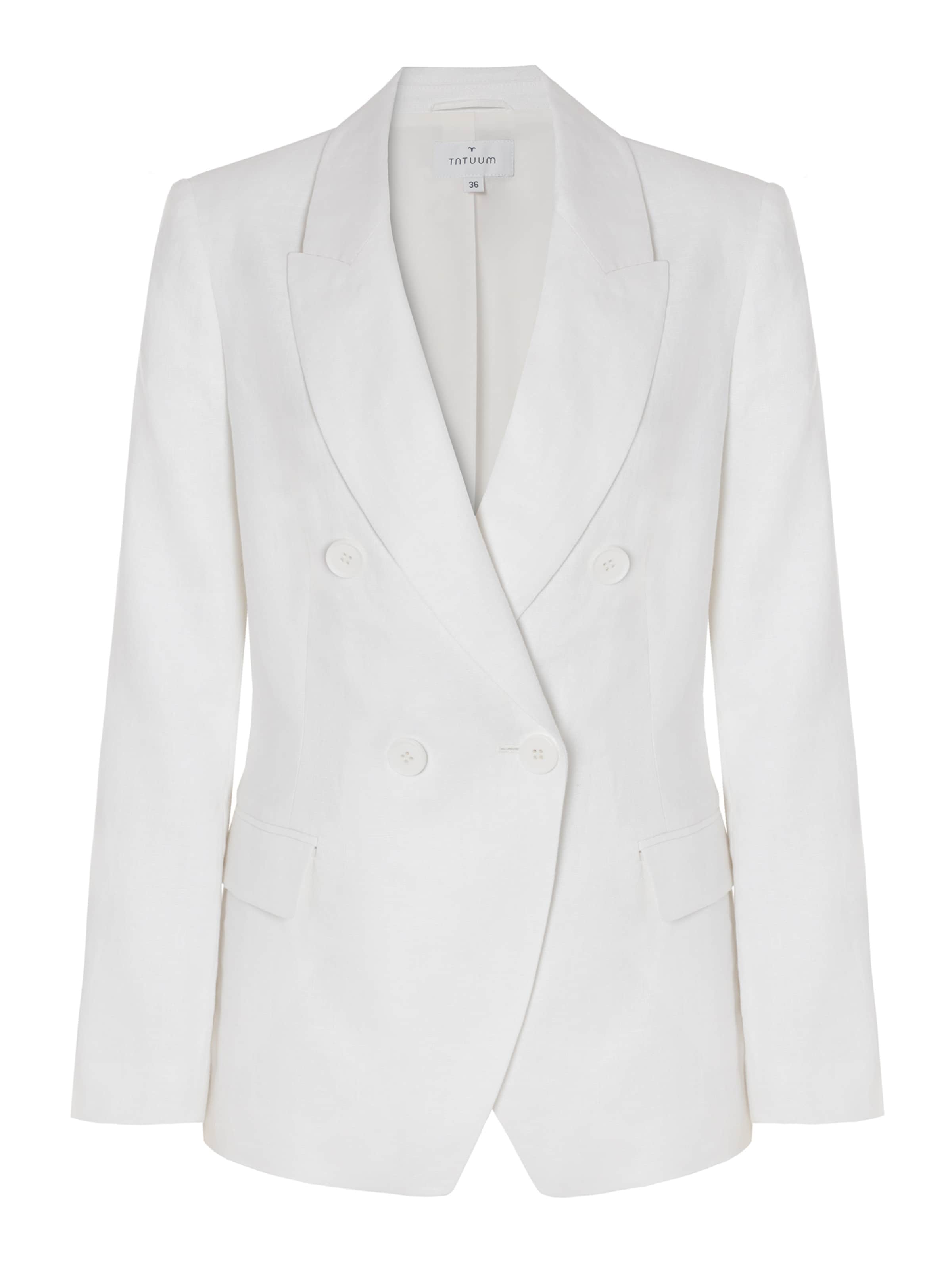 TATUUM Between-season jacket in White: front