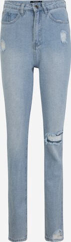 Missguided Tall Jeans 'DISTRESS RIOT' in Blauw: voorkant