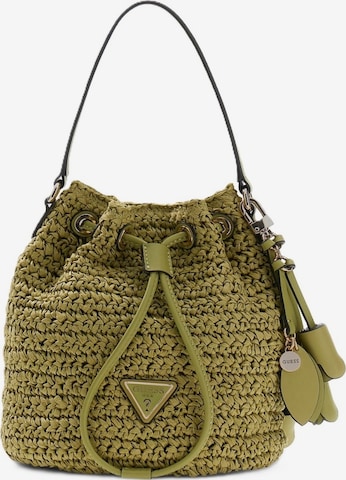 Borsa a spalla 'WG992303' di GUESS in verde: frontale