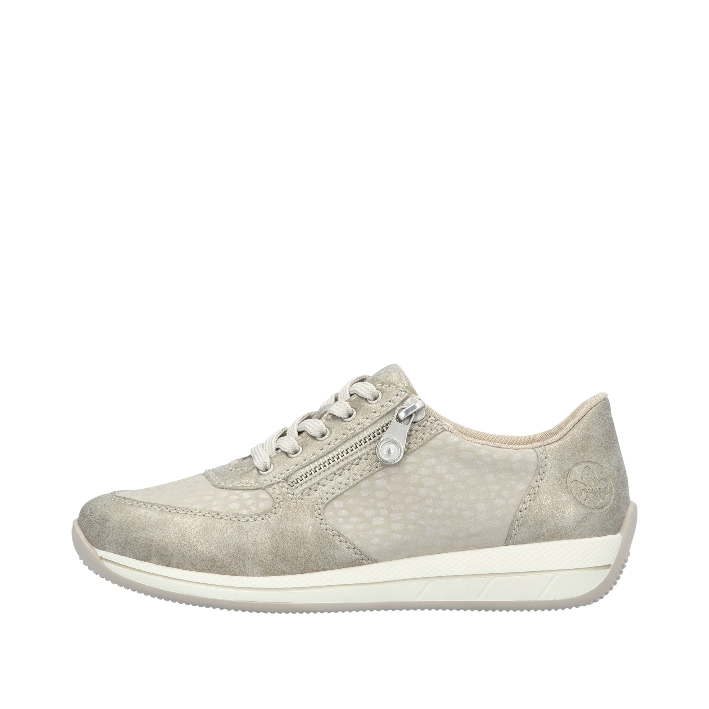 Baskets basses 'N1112' Rieker en beige