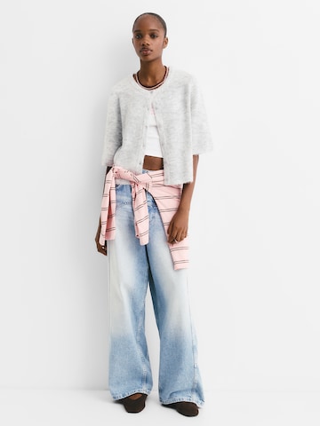 Pull&Bear Cardigan i grå