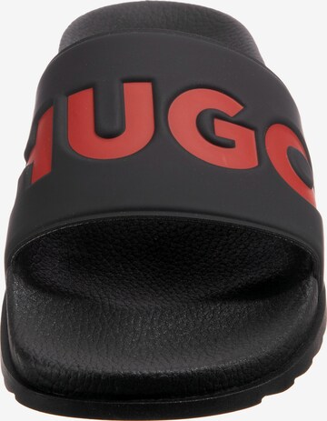 HUGO Red Mules 'Match' in Black