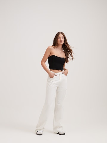 Wide leg Jeans 'Samara Tall' di RÆRE by Lorena Rae in bianco