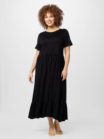 ONLY Carmakoma Dress 'MAY' in Black: front