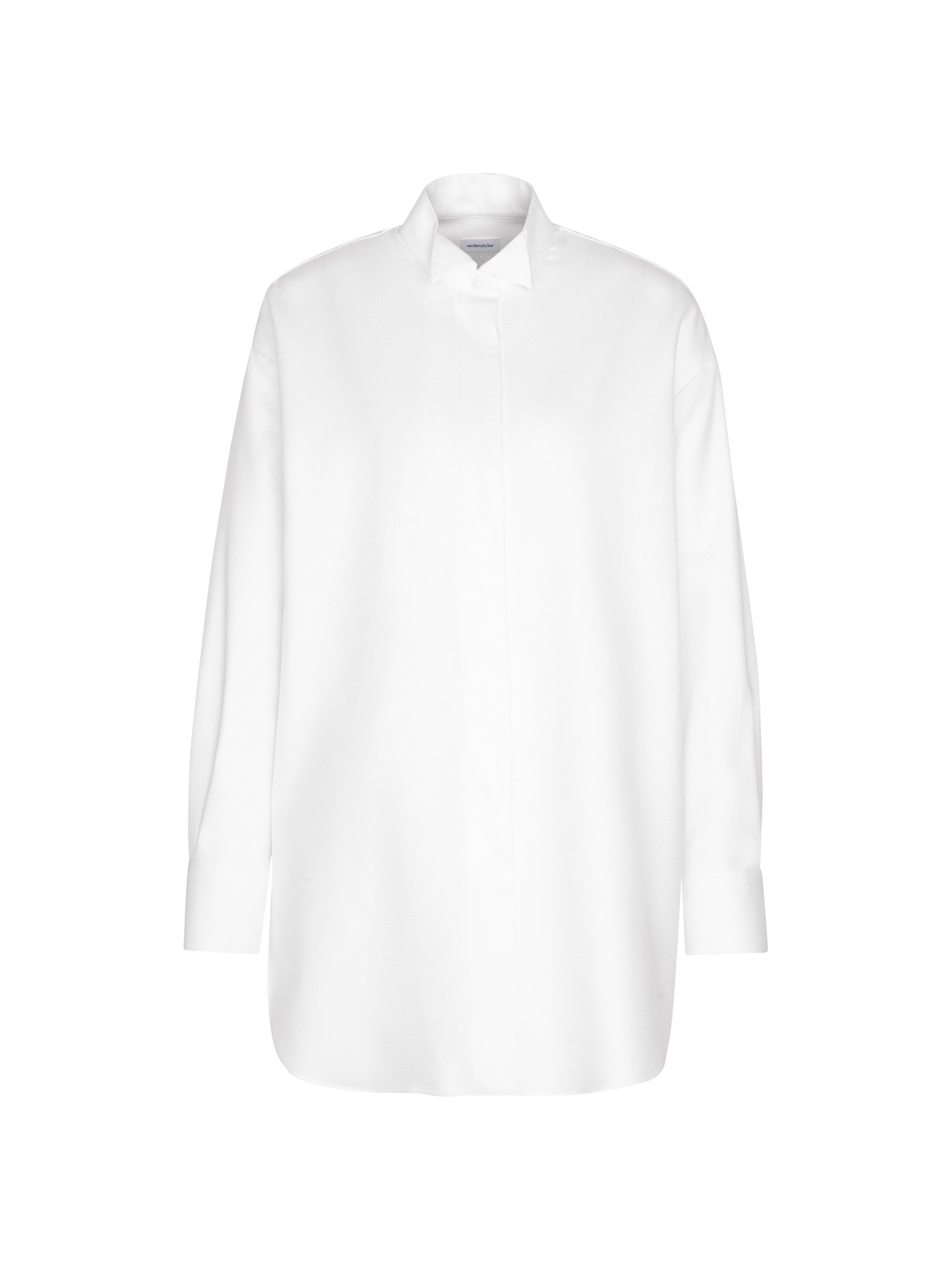 SEIDENSTICKER Blouse in Wit: voorkant