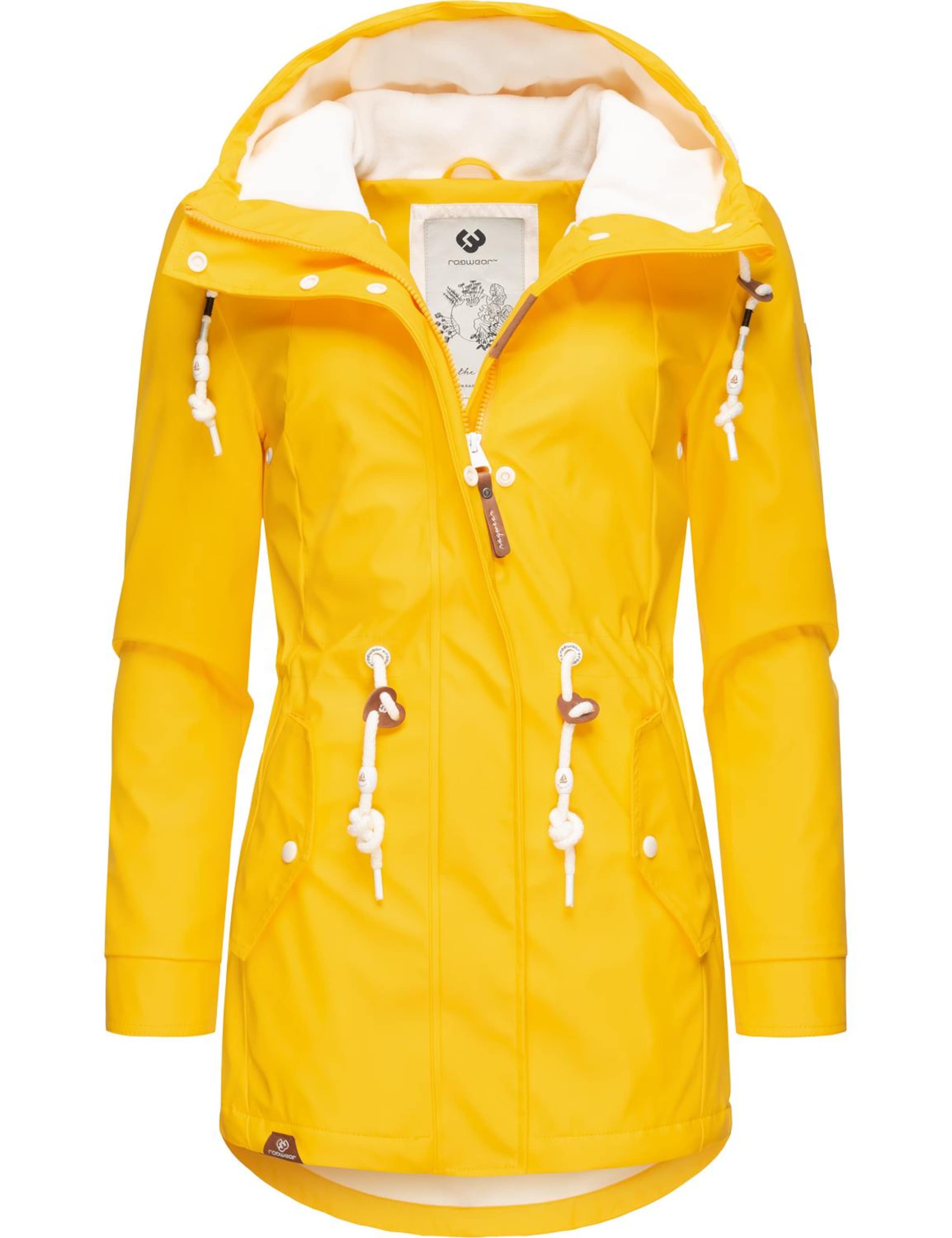 Giacca funzionale 'Monadis' di Ragwear in giallo