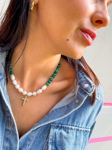 Secret Stones Kette 'Necklace the magic of change' in Grün