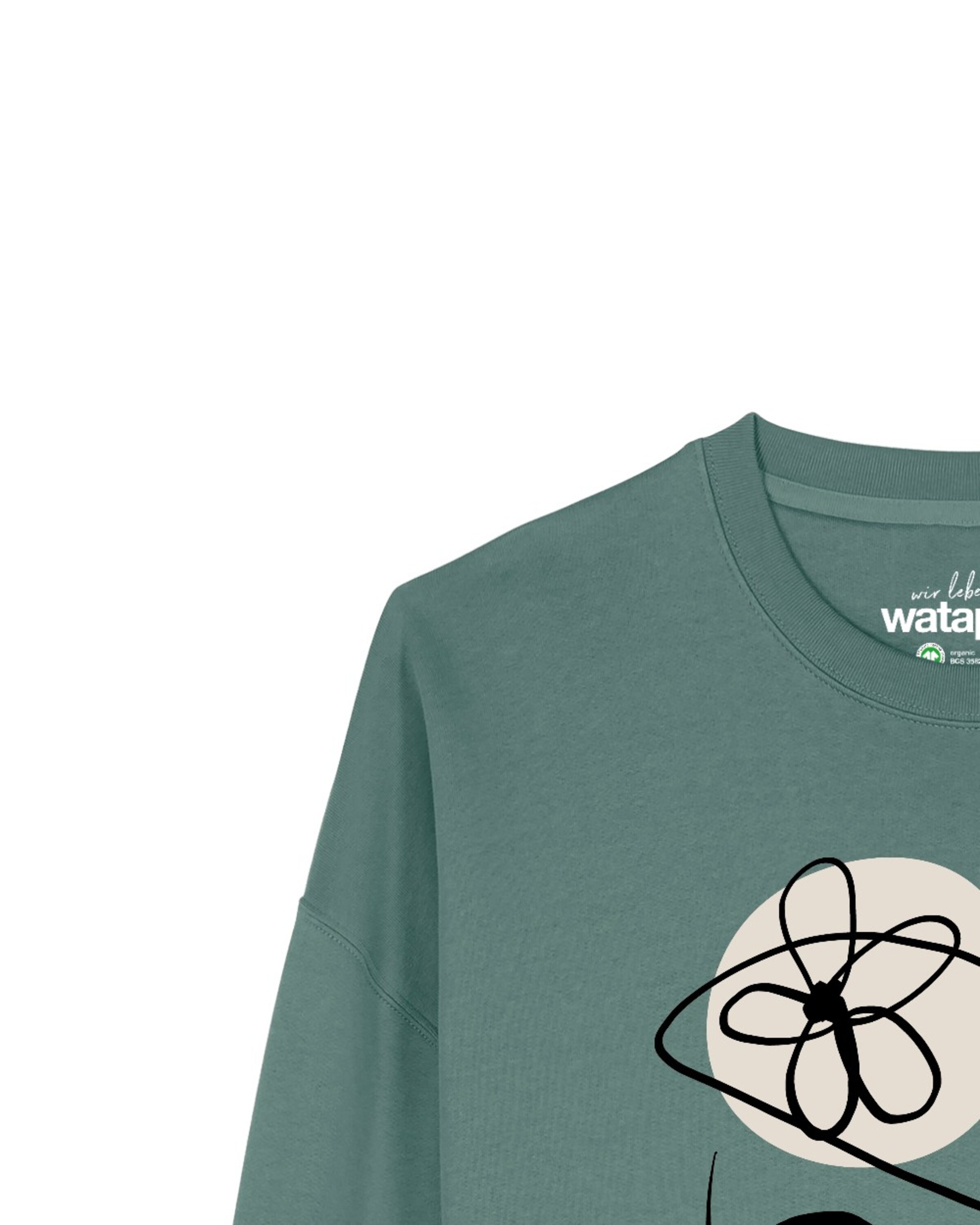 Watapparel Sweatshirt 'Self Love ' in Groen