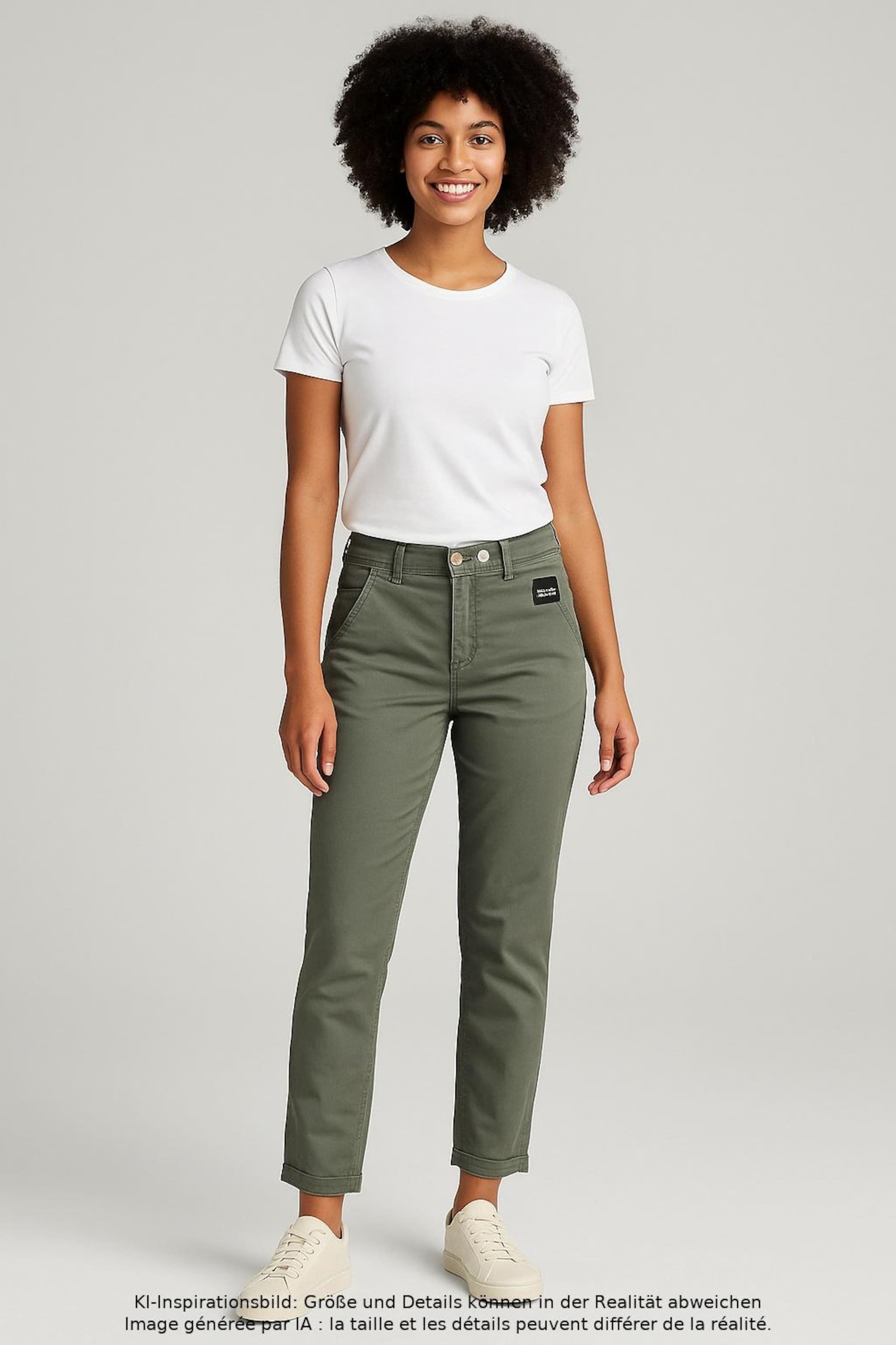 CECIL Jeans in 30 in Green: front