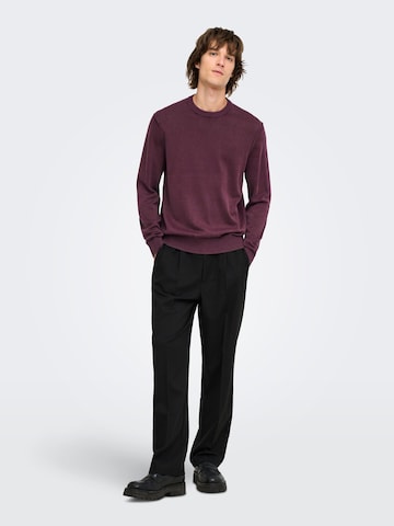 Only & Sons Trui 'GARSON ' in Rood