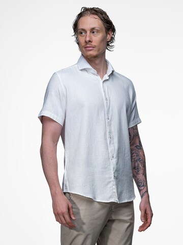 Vercate Slim fit Koszula biznesowa 'No. 33' w kolorze biały: przód