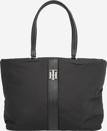 TOMMY HILFIGER Shopper táska - fekete: elől
