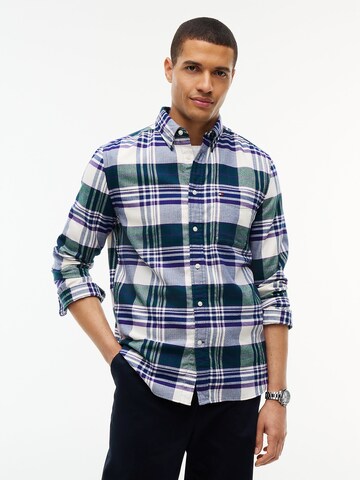 TOMMY HILFIGER Regular fit Button Up Shirt in White: front