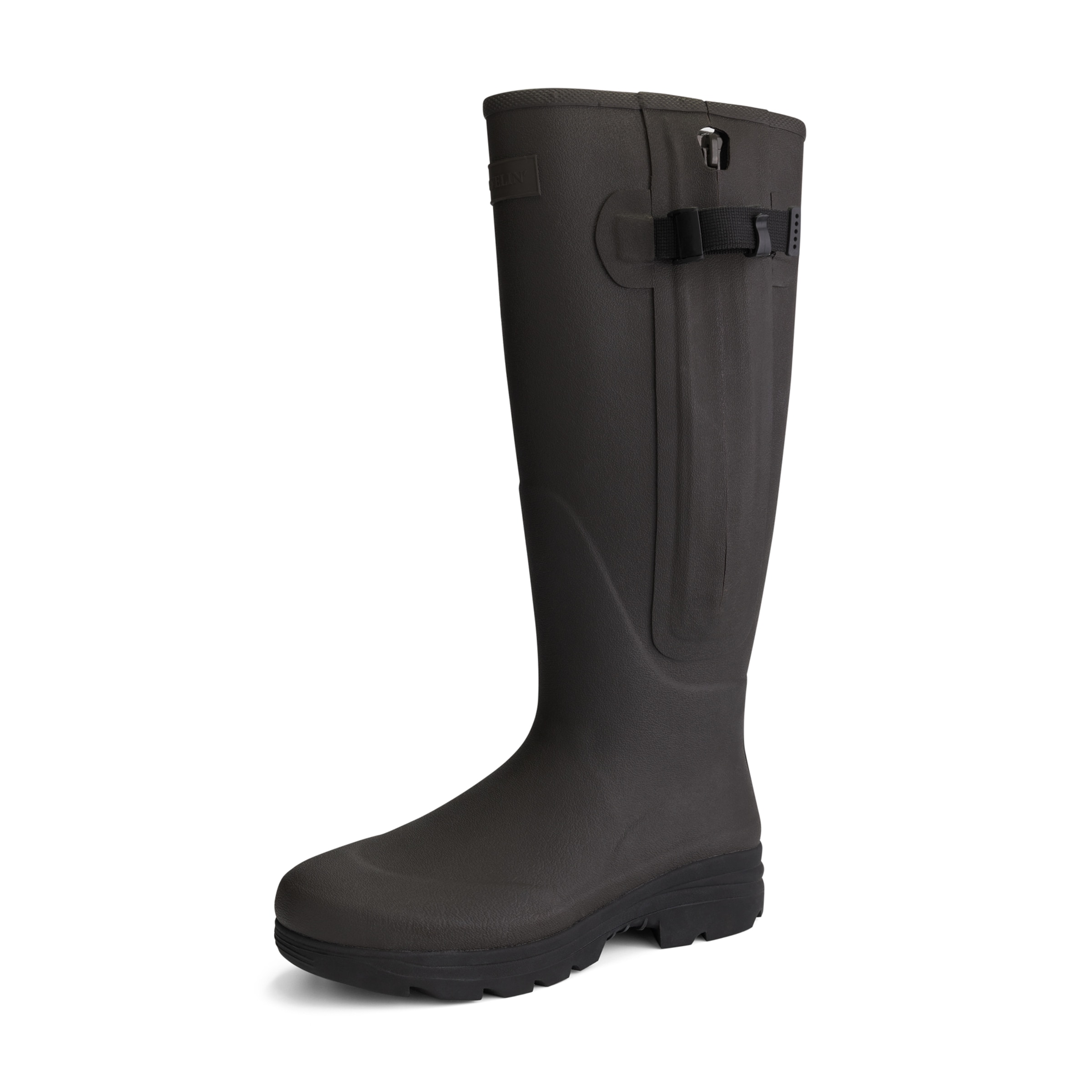 Travelin Outdoor rubber boot 'Glendale' in Brown: front