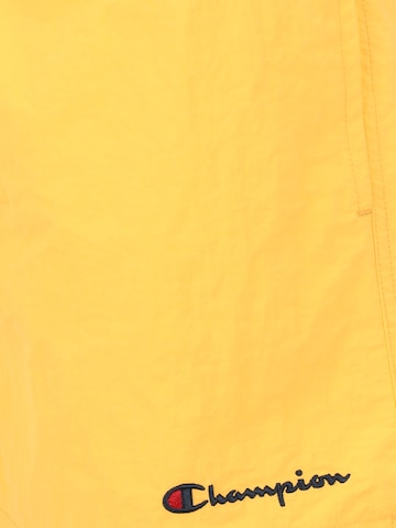 Pantaloncini da bagno di Champion Authentic Athletic Apparel in giallo