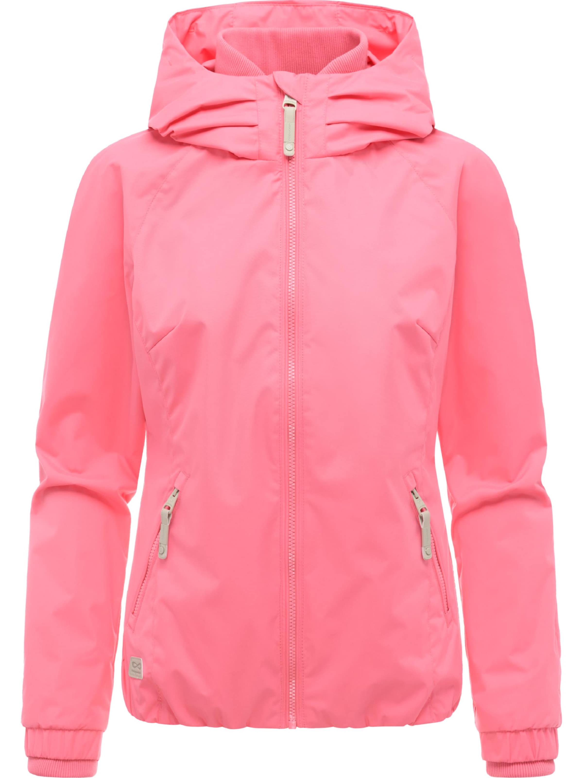 Giacca funzionale 'Dizzie' di Ragwear in rosa: frontale