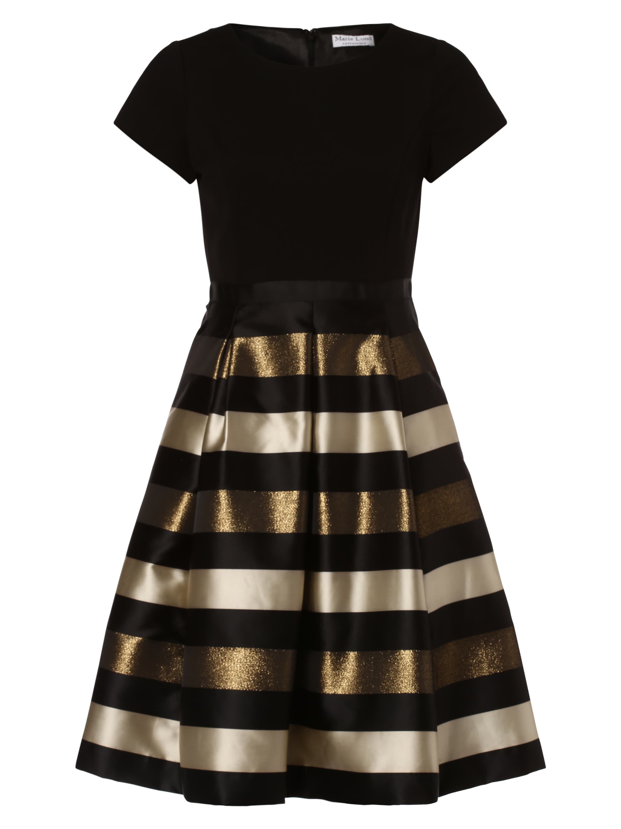 Marie Lund Kleid in Schwarz: Vorderseite