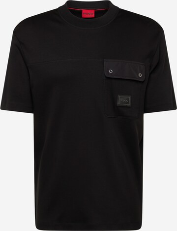 T-Shirt 'Dayans' HUGO en noir : devant