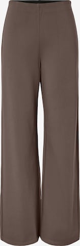 Pantalon 'PCGunhild' PIECES en marron : devant