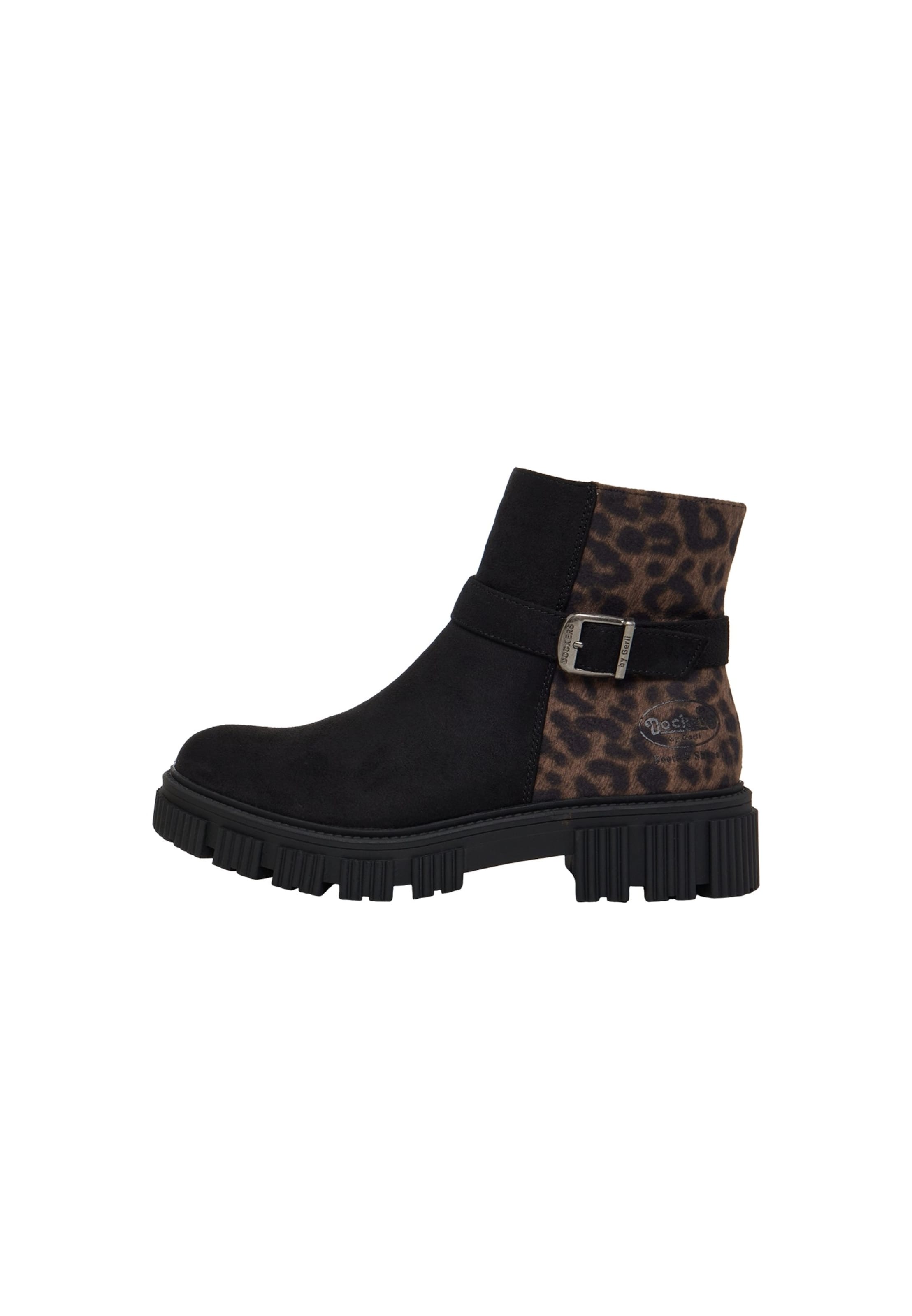 Stivaletto di Dockers by Gerli in nero: frontale