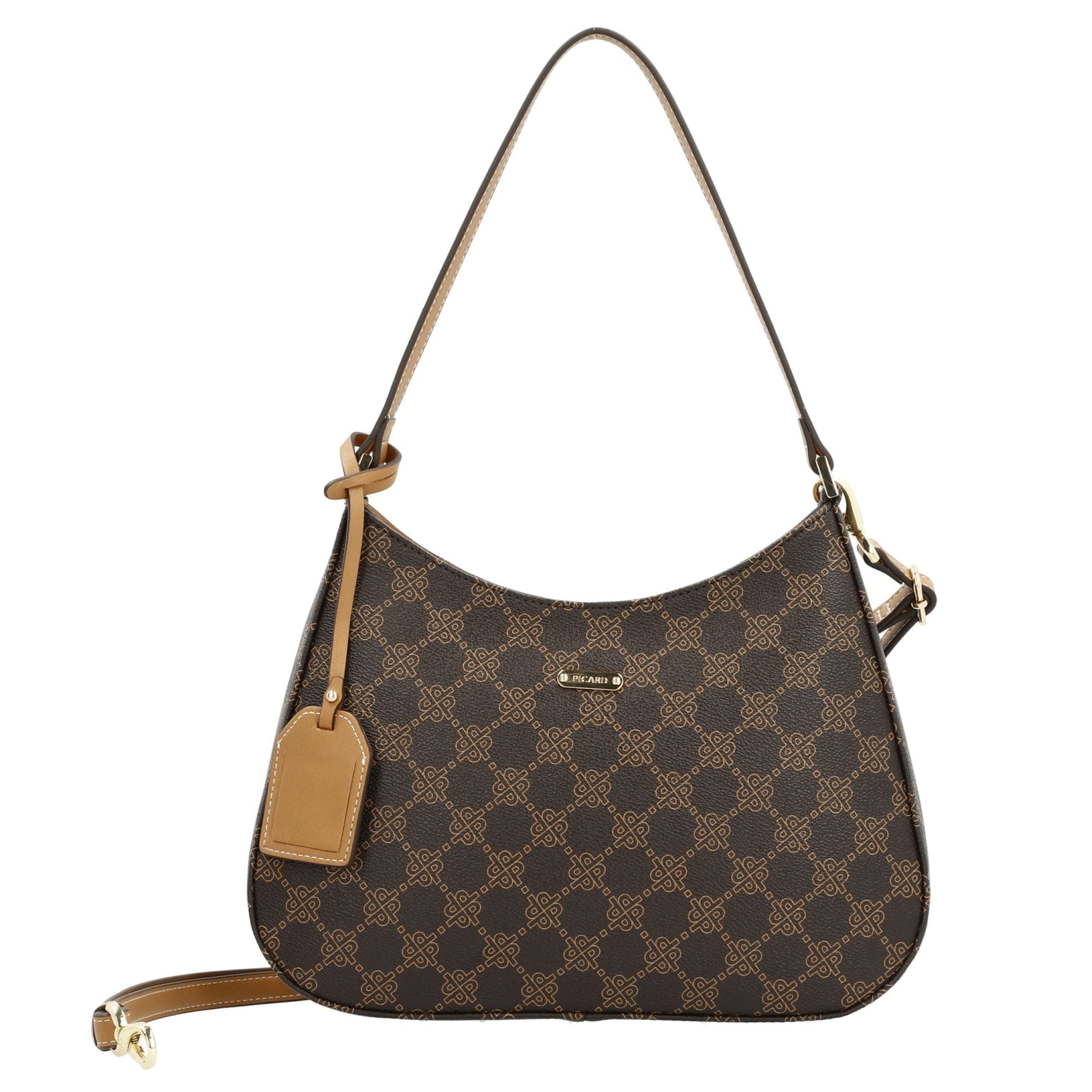 Picard Schultertasche 'Euphoria' in Braun: Vorderseite
