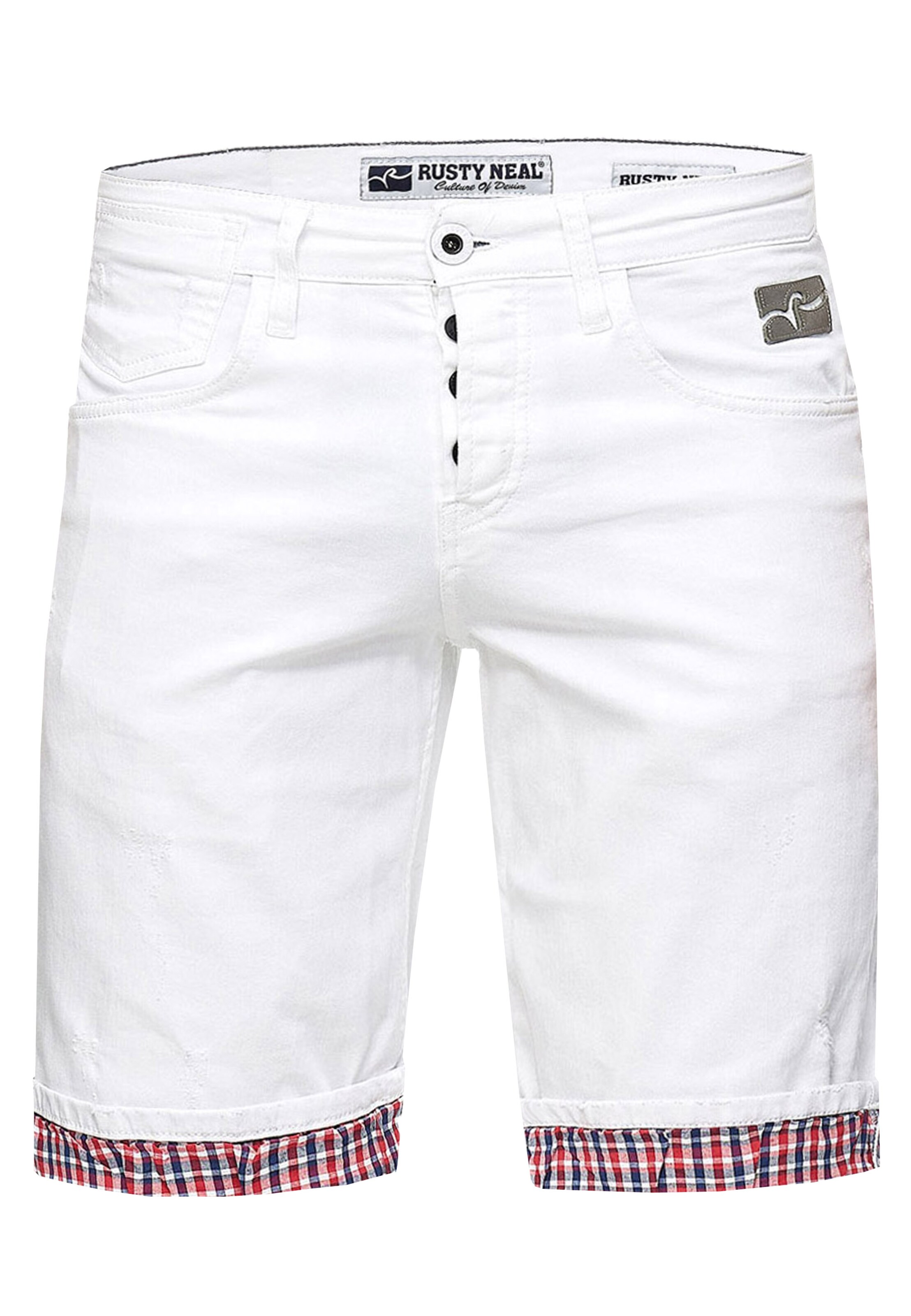 Rusty Neal Regular Jeans 'Birken' in White: front