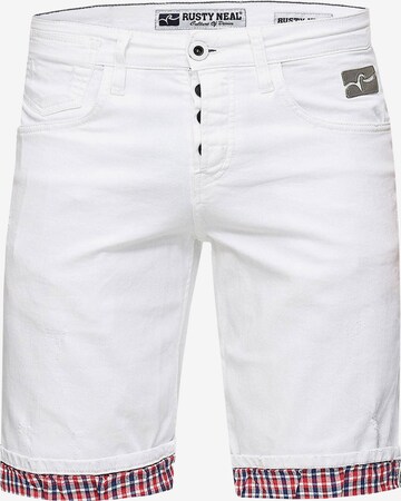 Rusty Neal Regular Jeans 'Birken' in White: front