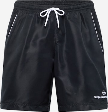 Sergio Tacchini Sporthose 'Rob' in Schwarz: Vorderseite