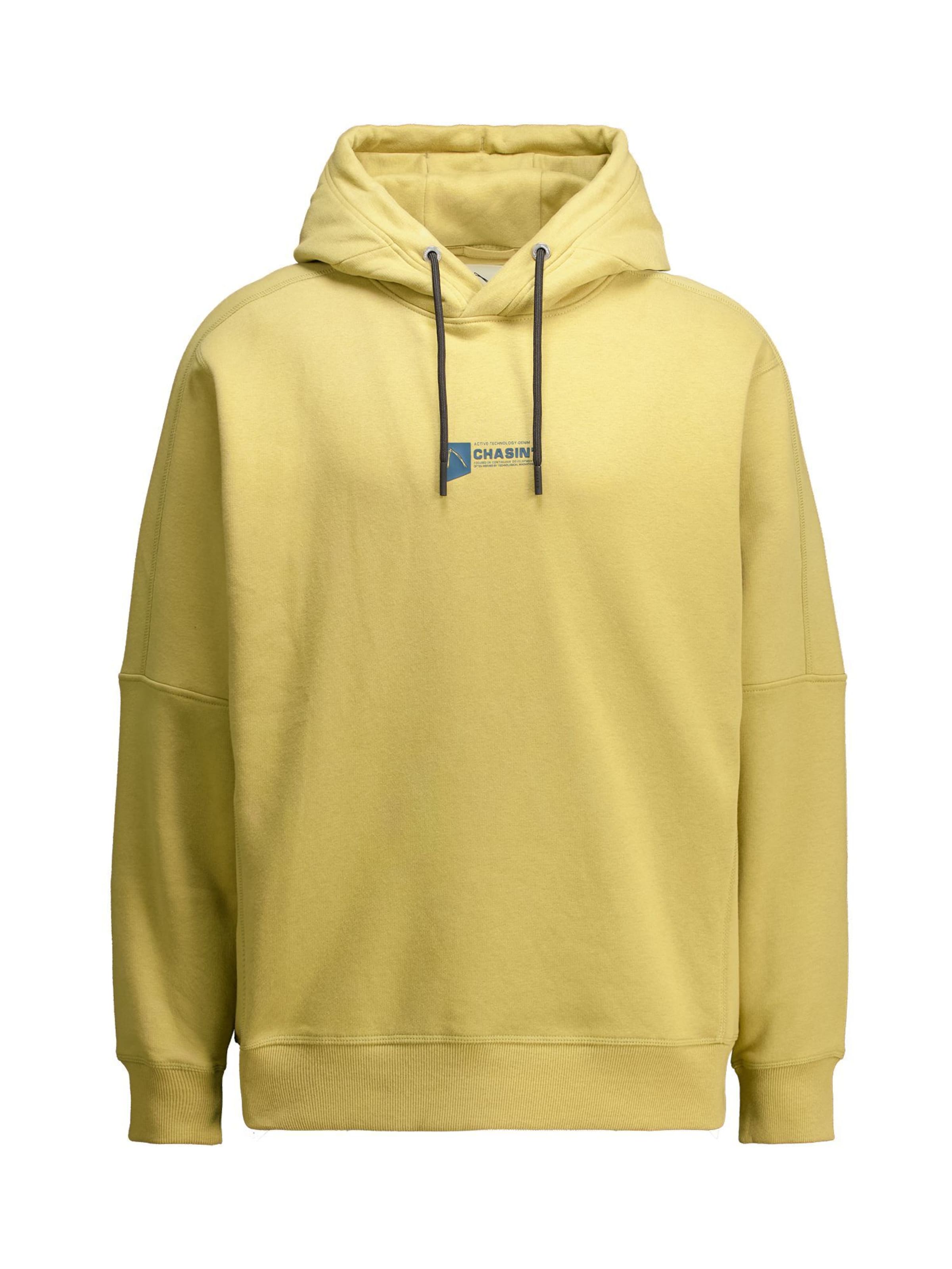 Sweat-shirt 'Ido' CHASIN' en jaune : devant