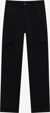 Pull&Bear Regular Jeans in Zwart: voorkant