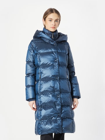 COMMA Winter Coat in Blue: front