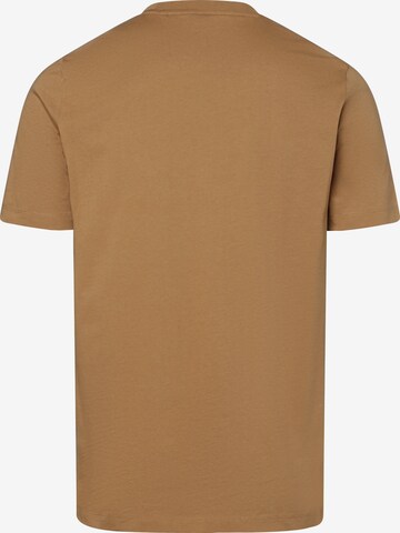 BOSS Shirt 'Tiburt 421' in Brown