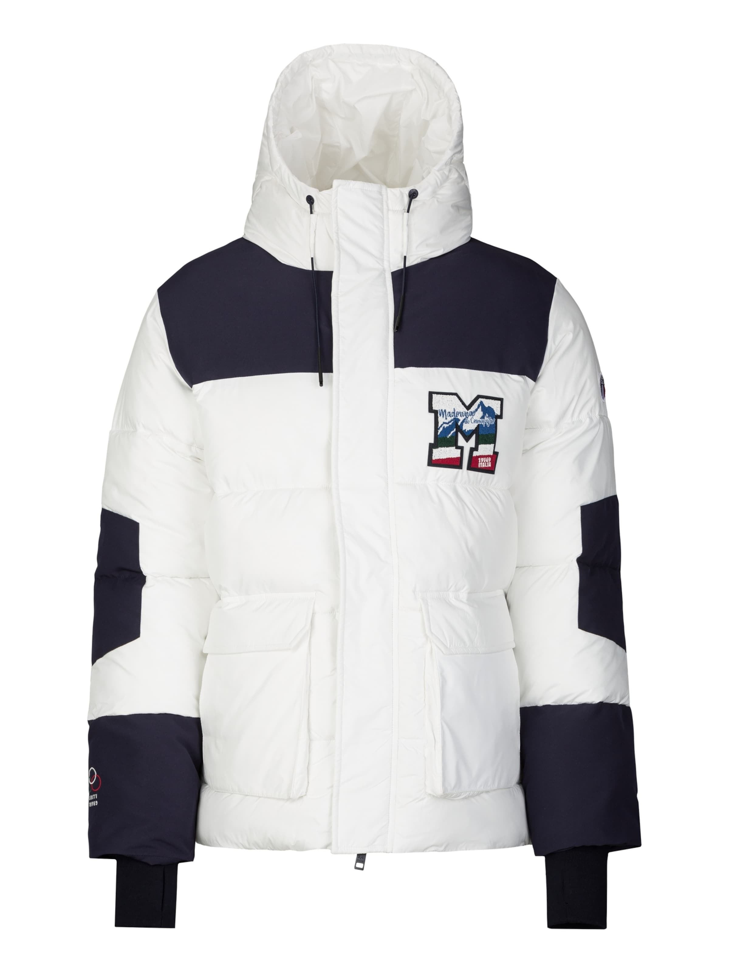 Geacă de iarnă 'Cosimo Wintergames' de la 19V69 ITALIA pe alb: față