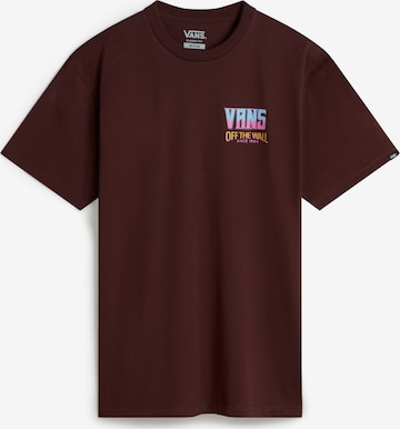 T-Shirt VANS en marron : devant