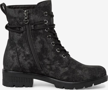 TAMARIS Lace-Up Ankle Boots in Black