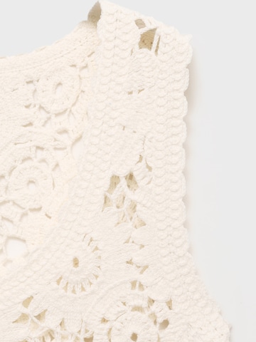 MANGO Top 'GARDEN' in Beige