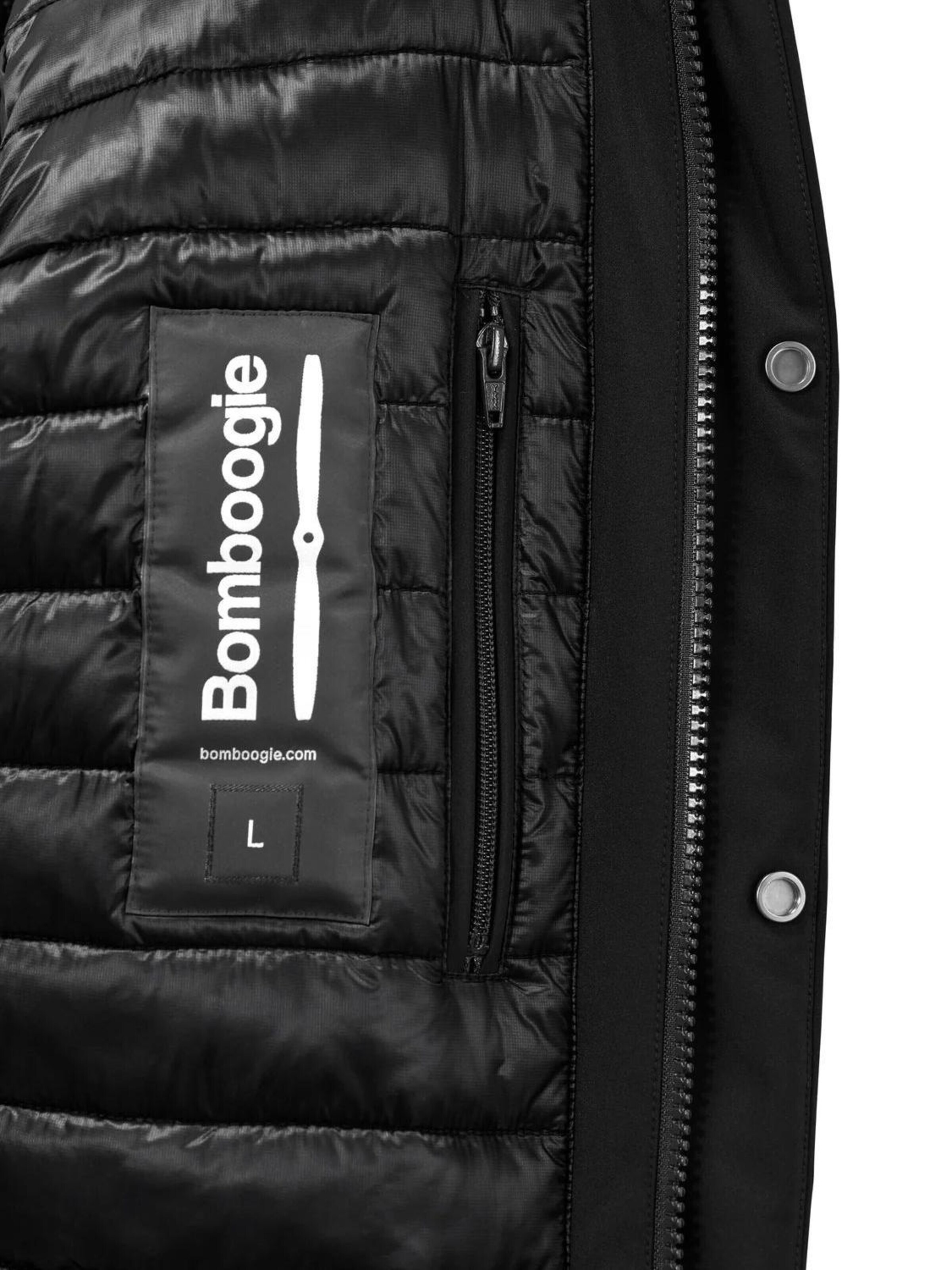 Regular fit Giacca invernale di BOMBOOGIE in nero