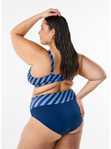 Swim by Zizzi Bikinibroek 'Stina' in Blauw