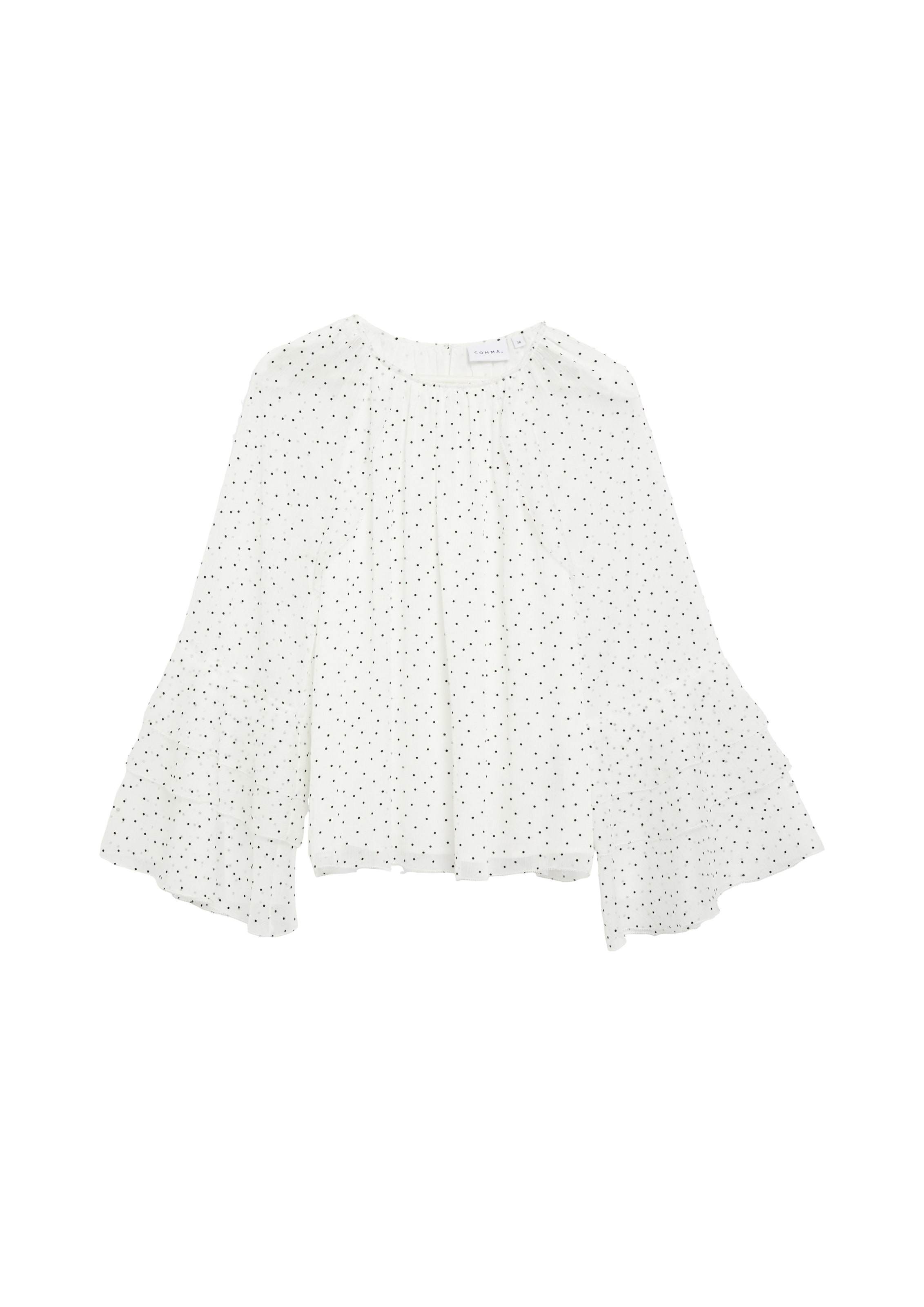 COMMA Blouse in Wit: voorkant