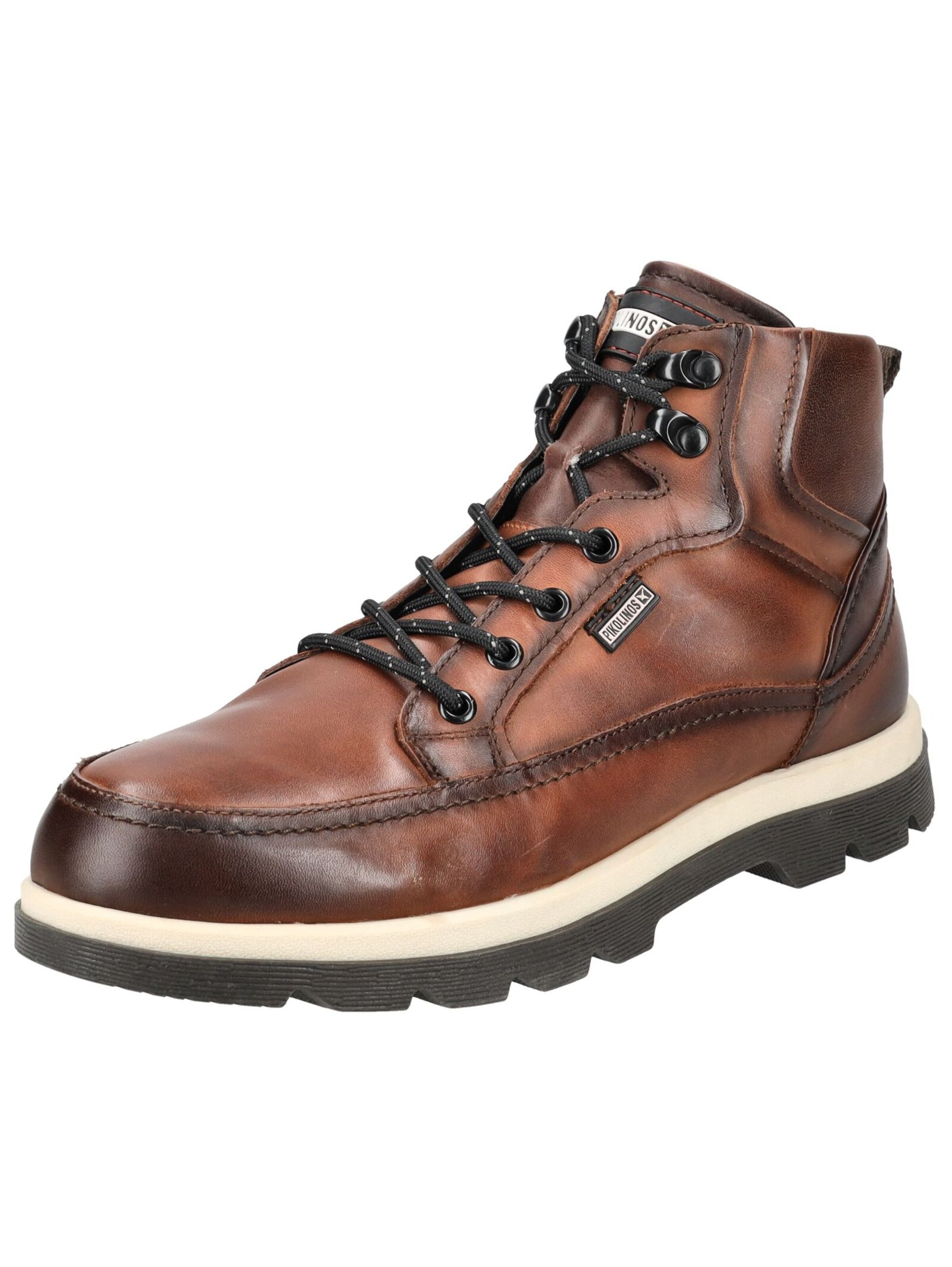 PIKOLINOS Lace-up boots in Brown: front
