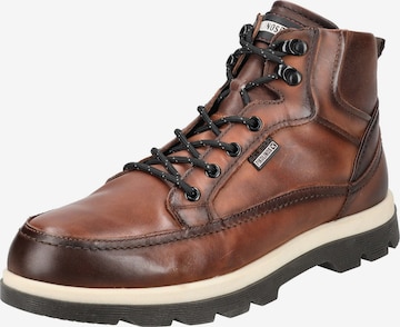 Bottines à lacets PIKOLINOS en marron : devant